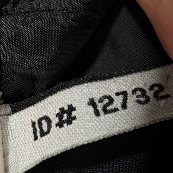 Express Editor Pinstripe Trousers Size 4 Office Siren Medium Rise Straight Leg - Picture 15 of 15